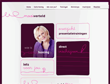 Tablet Screenshot of mooiverteld.nl